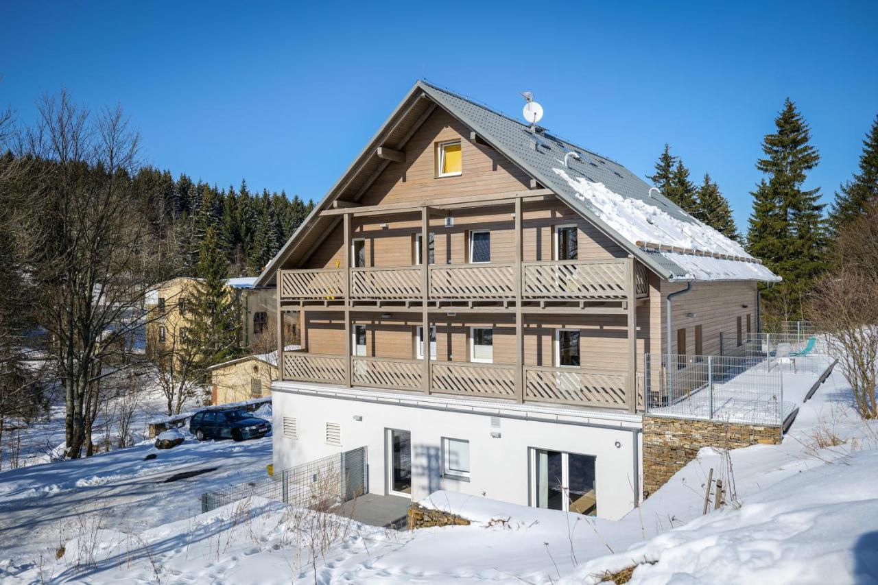 Krusnohorske Strane Apartamento Loučná pod Klínovcem Exterior foto