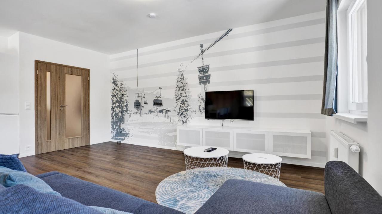 Krusnohorske Strane Apartamento Loučná pod Klínovcem Exterior foto